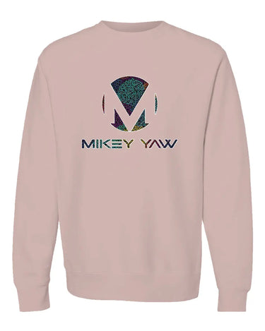 Colorful Leaves Monogram Premium Heavyweight Non-Hooded Sweatshirt - Mikey Yaw