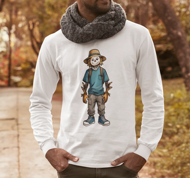 Cool Scarecrow Long-Sleeve T-Shirt Mikey Yaw