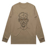 Cubist Brown Eyed Man Long Sleeve Staple T-Shirt
