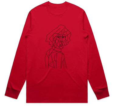 Cubist Psychedelic Legend Long Sleeve Staple T-Shirt 