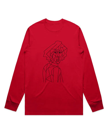 Cubist Psychedelic Legend Long Sleeve Staple T-Shirt 