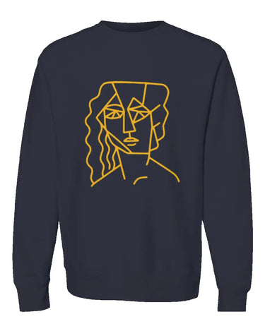 Cubist Rock Start Premium Heavyweight Non-Hooded Sweatshirt