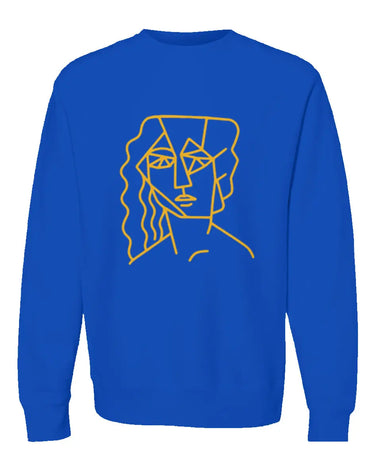 Cubist Rock Start Premium Heavyweight Non-Hooded Sweatshirt