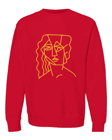 Cubist Rock Start Premium Heavyweight Non-Hooded Sweatshirt