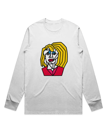 Cubist Totally 80's Blonde Woman Long Sleeve Staple T-Shirt