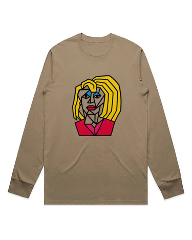 Cubist Totally 80's Blonde Woman Long Sleeve Staple T-Shirt