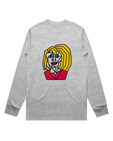 Cubist Totally 80's Blonde Woman Long Sleeve Staple T-Shirt