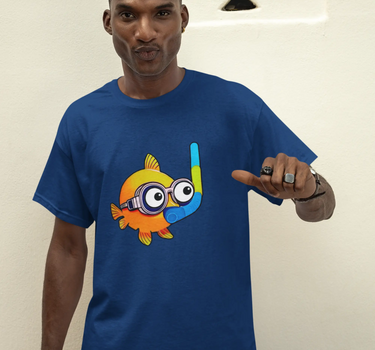 Cute Fish Short Sleeve Staple T-Shirt Apliiq