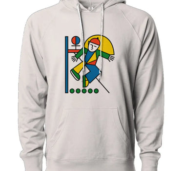 Defy Gravity Man Sliding on Railing Loopback Terry Hooded Sweatshirt