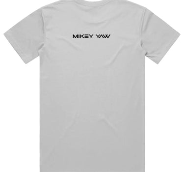 Defy the Norm Short Sleeve Staple T-Shirt - White Tee with Black Text Apliiq