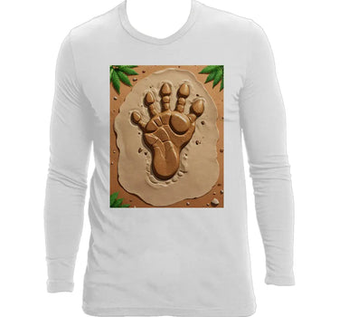 Dinosaur Footprint Long Sleeve T-Shirt - Mikey Yaw