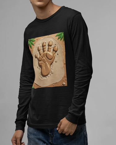 Dinosaur Footprint Long Sleeve T-Shirt Mikey Yaw