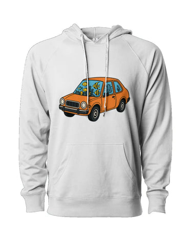 Fishbowl Car Loopback Terry Hooded Sweatshirt