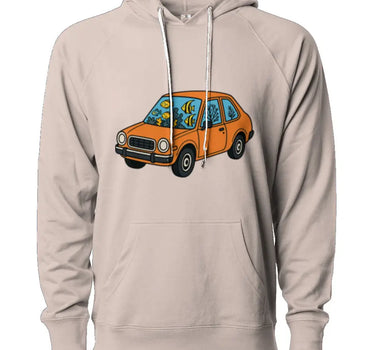 Fishbowl Car Loopback Terry Hooded Sweatshirt