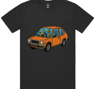 Fishbowl Car Short Sleeve Staple T-Shirt