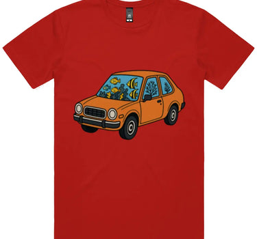 Fishbowl Car Short Sleeve Staple T-Shirt
