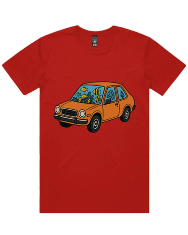 Fishbowl Car Short Sleeve Staple T-Shirt
