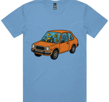 Fishbowl Car Short Sleeve Staple T-Shirt
