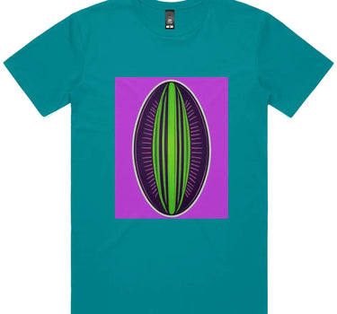 Green Diatom Short Sleeve Staple T-Shirt - Mikey Yaw