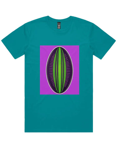 Green Diatom Short Sleeve Staple T-Shirt - Mikey Yaw