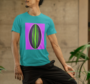 Green Diatom Short Sleeve Staple T-Shirt - Mikey Yaw