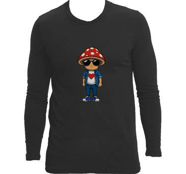 Groovy Mushroom Man Long Sleeve T-Shirt - Mikey Yaw