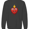 Happy Sacred Heart Premium Heavyweight Non-Hooded Sweatshirt - Mikey Yaw