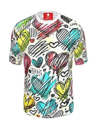 Heart Sketches T-Shirt Mikey Yaw