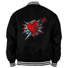 Heart & Arrow Mens Varsity Bomber Jacket