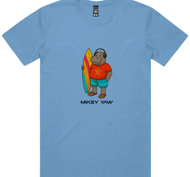 Hippopotamus Surfer Short Sleeve Staple T-Shirt