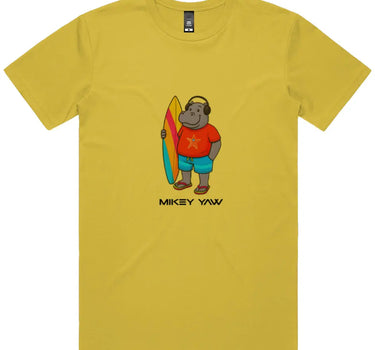Hippopotamus Surfer Short Sleeve Staple T-Shirt