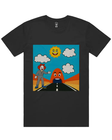 Hitchhiking Clown Short Sleeve Staple T-Shirt