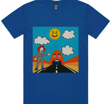 Hitchhiking Clown Short Sleeve Staple T-Shirt