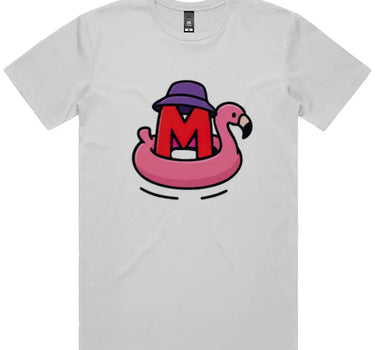 Inflatable Pink Flamingo Short Sleeve Staple T-Shirt