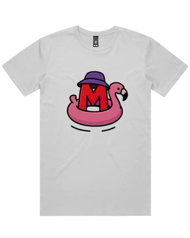 Inflatable Pink Flamingo Short Sleeve Staple T-Shirt