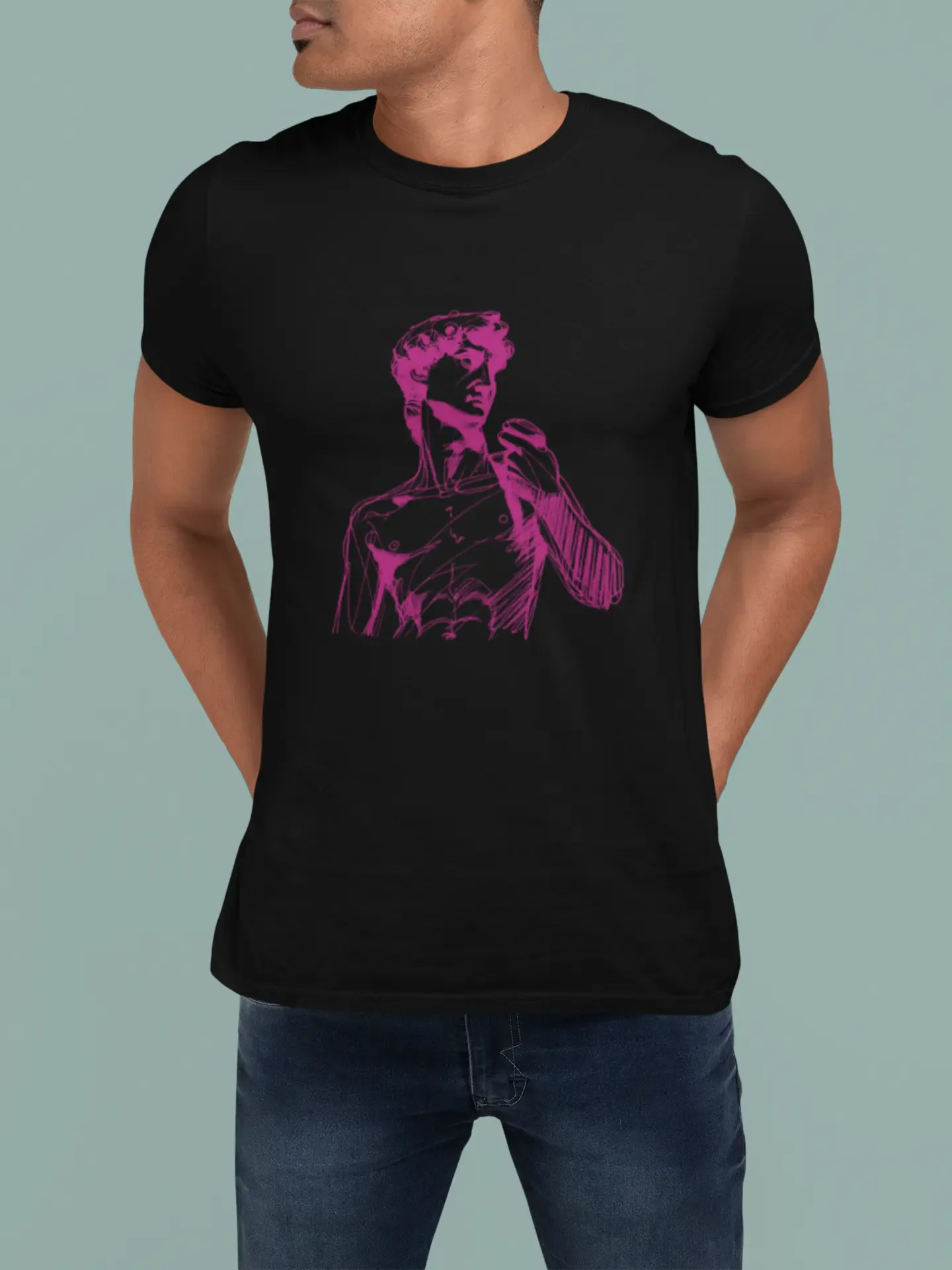 David Tee Infrared David Graphic T-Shirt | Mikey Yaw