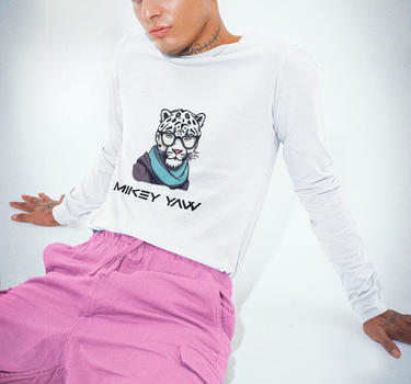 Leopard Long Sleeve T-Shirt - Mikey Yaw