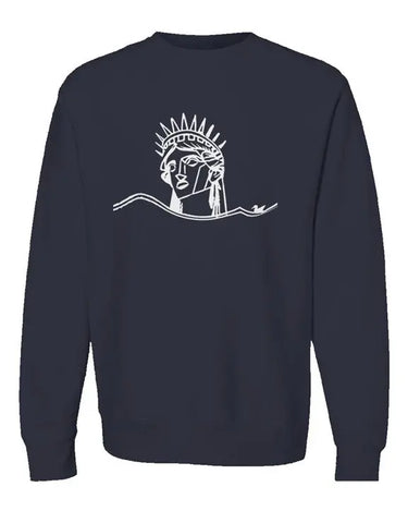 Liberty Waves Premium Heavyweight Non-Hooded Sweatshirt Mikey Yaw