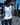 Low Pose in Headphones Scribble Drawing Long Sleeve Staple T-Shirt - Mikey Yaw