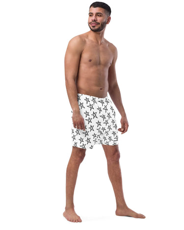 MY Lite Men's Star Doodles Swim Trunks Mikey Yaw