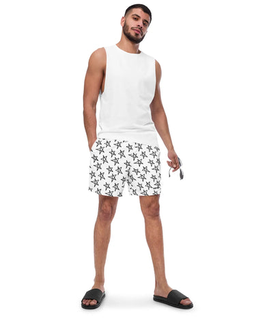MY Lite Men's Star Doodles Swim Trunks Mikey Yaw