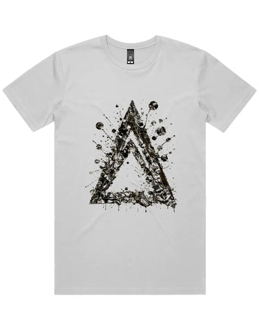 Melting Metallic Triangle Short Sleeve Staple T-Shirt - Mikey Yaw