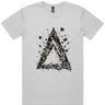 Melting Metallic Triangle Short Sleeve Staple T-Shirt - Mikey Yaw