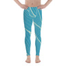 Men's Blue Abstract Leggings Mikey Yaw