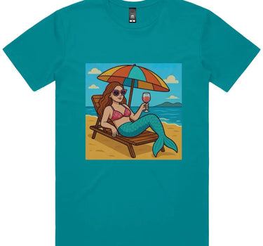Mermaid on the Beach Short Sleeve Staple T-Shirt