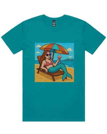 Mermaid on the Beach Short Sleeve Staple T-Shirt