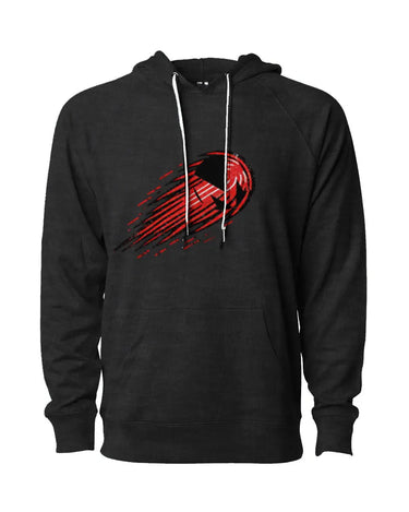 Mikwy Yaw Comet Loopback Terry Hooded Sweatshirt