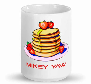 Mikey Yaw Pancake Monogram Coffee Mug - Mikey Yaw
