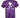 Mikey Yaw White Monogram on Purple Crystal Tie-Dye Short Sleeve T-Shirt - Mikey Yaw