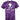 Mikey Yaw White Monogram on Purple Crystal Tie-Dye Short Sleeve T-Shirt - Mikey Yaw